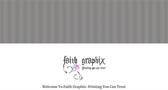 Desktop Screenshot of faithgraphix.com